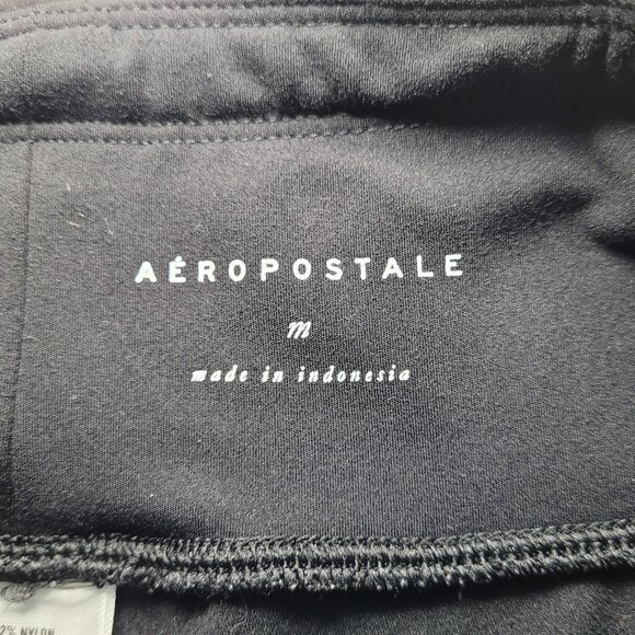 Aéropostale High-Rise Flare Leggings Yoga Pants Black Medium Athleisure - Picture 4 of 9